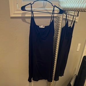 Black mini dress